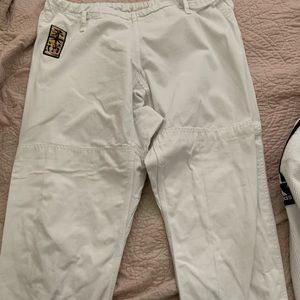 danhro white judo gi pants side 165